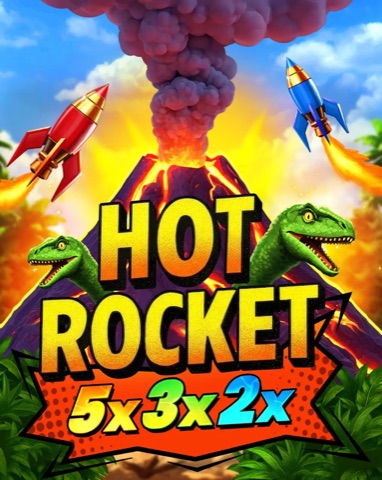 Hot Rocket 5x 3x 2x pokie at HollyWin Casino
